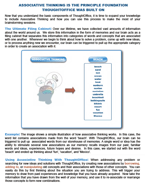 Writers Software SuperCenter Muse Associative Thinking and the